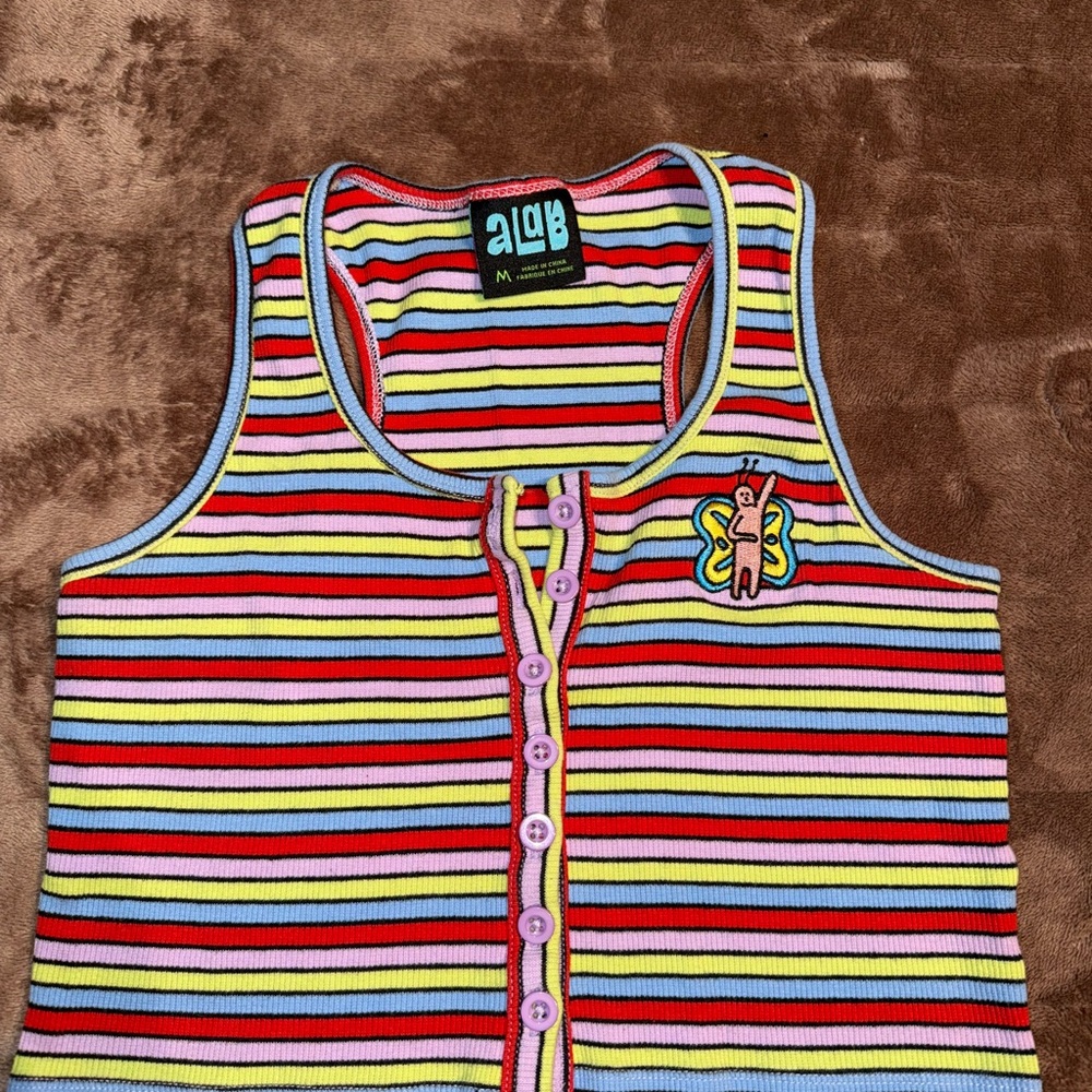 Colorful Striped Tank Top